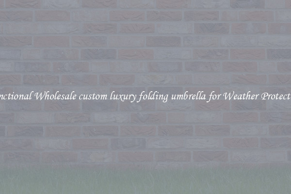 Functional Wholesale custom luxury folding umbrella for Weather Protection 