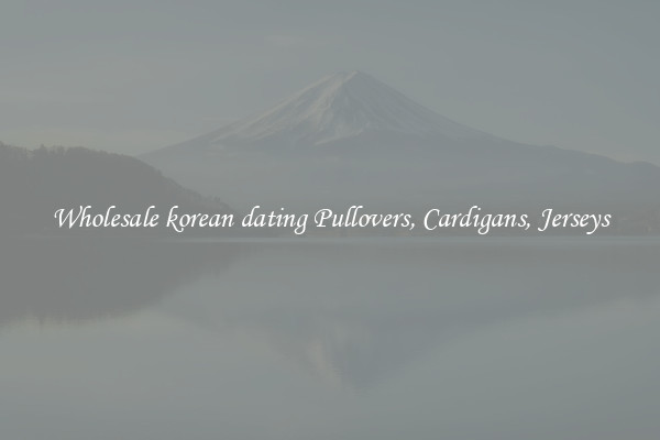 Wholesale korean dating Pullovers, Cardigans, Jerseys