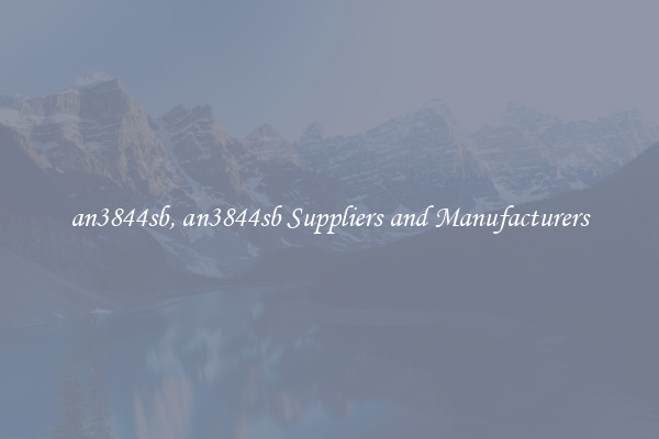 an3844sb, an3844sb Suppliers and Manufacturers