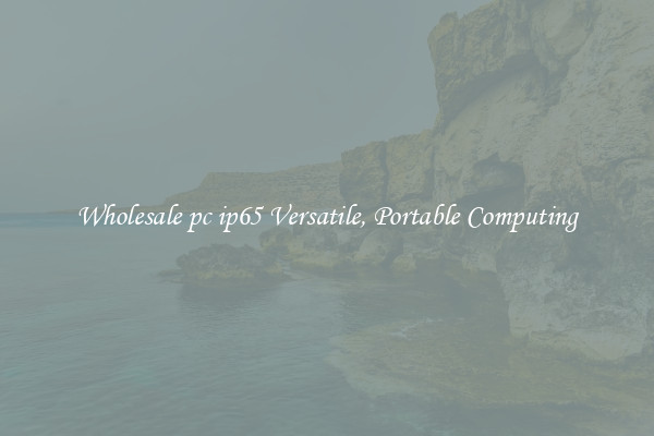 Wholesale pc ip65 Versatile, Portable Computing